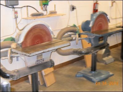 This is a 60 grit sander so it is well suit to course work of removing wood quickly